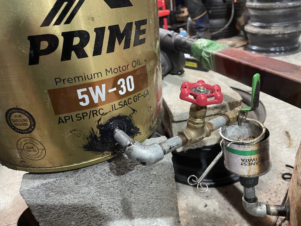 廃油ストーブ用タンクのその後