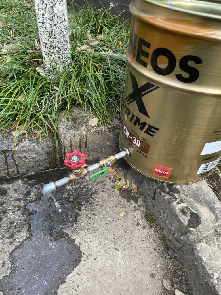 廃油ストーブ用タンク